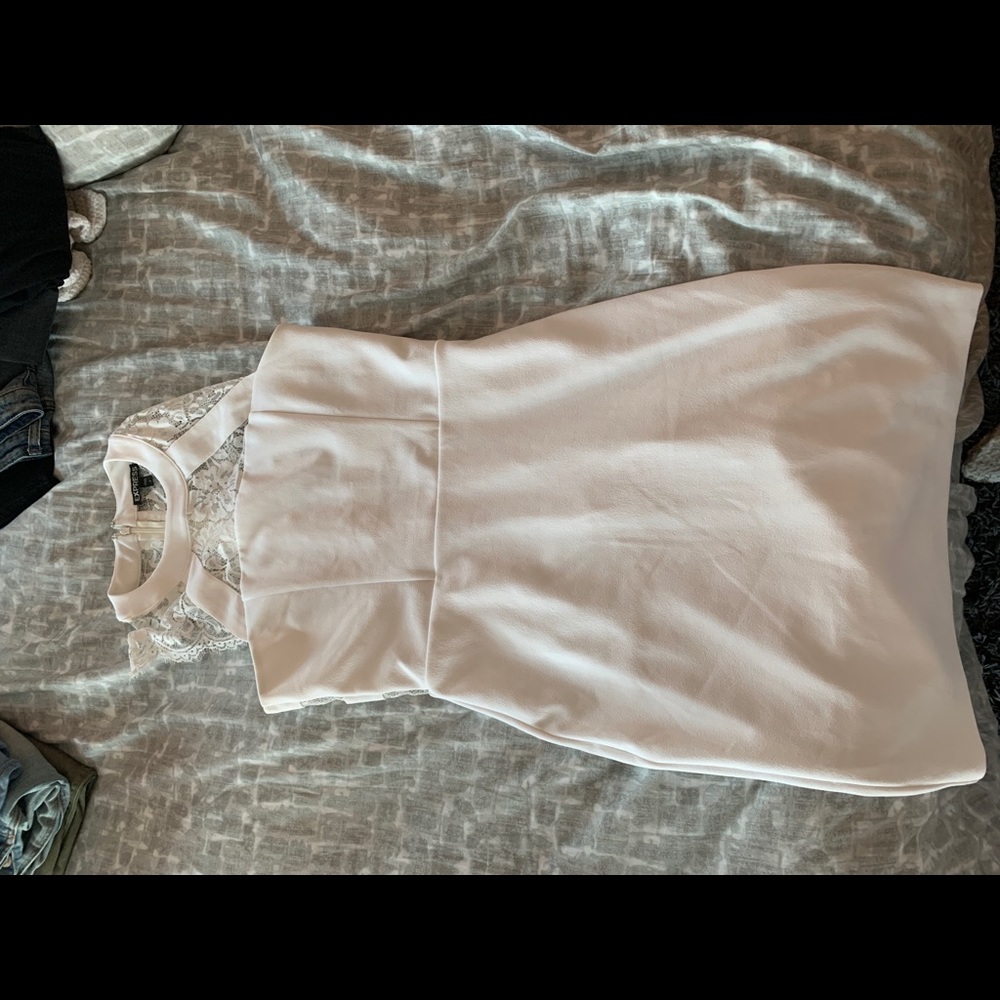 Express white dress